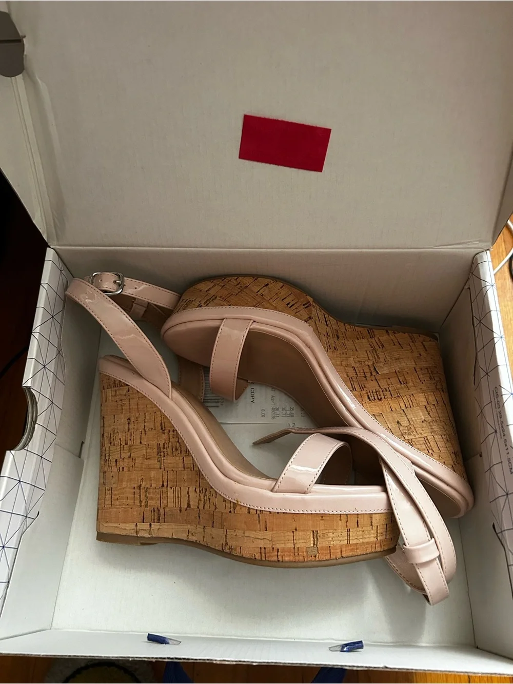 Call It Spring Nude Wedge Sandals